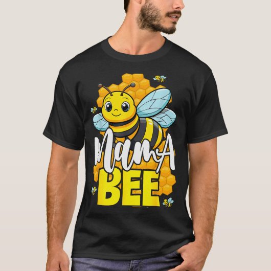 Mama Bee Family Bee First Bee Day Outfits  T-shirt (Voorkant)