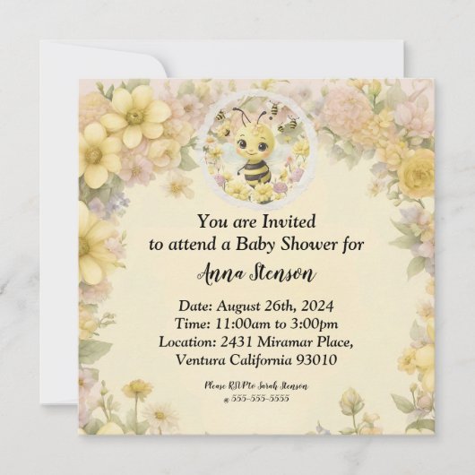 Mama Bee Kaart (Voorkant)