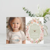 Mama Bee Proud Kinder Afstuderen Aankondiging (Staand voorkant)