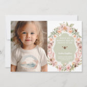 Mama Bee Proud Preschool Afstuderen Aankondiging (Voorkant)