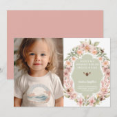 Mama Bee Proud Preschool Afstuderen Aankondiging (Voorkant / Achterkant)