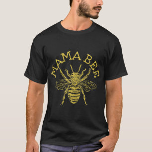 Mama Bee Schattige Grappige Imker Moederdag Bee Lo T-shirt