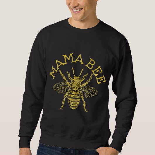 Mama Bee Schattige Grappige Imker Moederdag Bee Lo Trui (Voorkant)