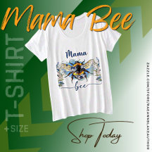 "Mama Bee" Vrouwen Plus-Size T-Shirt