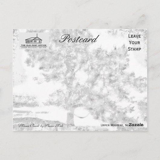 mama beech briefkaart (Achterkant)