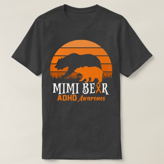 Mama Beer ADHD Mam National ADHD Awareness Day Ora T-shirt (Design voorkant)