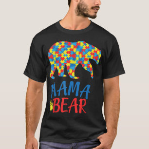 Mama Beer Autism Awareness Mama's oma Wo T-shirt