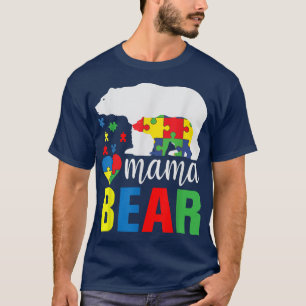 Mama Beer Autism Awareness T-shirt