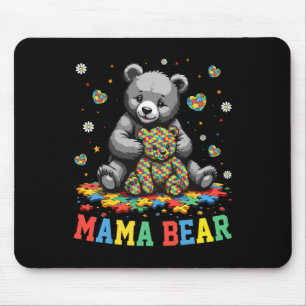 Mama Beer Autisme Mama Oma Autisme Bewustzijn Sup Muismat