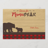 Mama Beer Baby shower Advies voor mama Kaarten (Voorkant)