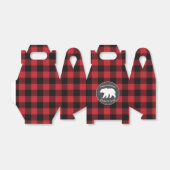 Mama Beer Baby shower Woodland Lodge Bedankdoosjes (Uitgevouwen)