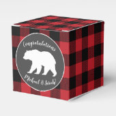 Mama Beer Baby shower Woodland Lodge Bedankdoosjes (Voorkant Zijde)