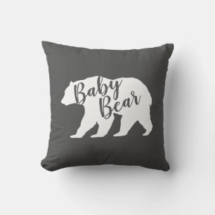 Mama Beer Baby shower Woodland Lodge Boy Blue Kussen