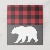 Mama Beer Baby shower Woodland Lodge Plaatskaartje (Buitenkant ongevouwen)