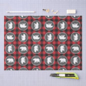 Mama Beer Baby shower Woodland Lodge Tissuepapier (Craft)