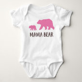 Mama Beer, Beer Cub, Cute Beer, Little Beer Romper (Voorkant)