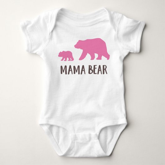 Mama Beer, Beer Cub, Cute Beer, Little Beer Romper (Voorkant)