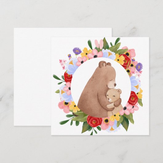 Mama Beer Blank-kaart (Voorkant / Achterkant)