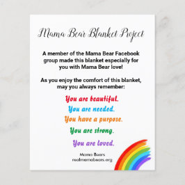 Mama Beer Blanket Project Note