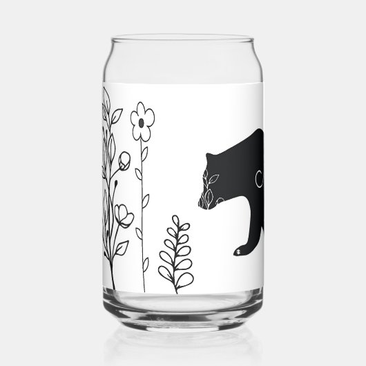 Mama Beer Blikvorm Glas (Voorkant)