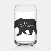 Mama Beer Blikvorm Glas (Links)