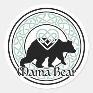 Mama Beer Celtic Circle of Love and Sterth Ronde Sticker