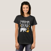 Mama Beer Childhood Cancer Ribbon Awareness Mo T-shirt (Voorkant volledig)