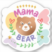 Mama Beer Cozy #4 Sticker (Voorkant)