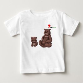 Mama Beer & Cub Baby T-shirt