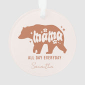 Mama Beer - de hele dag door Ornament (achterkant)