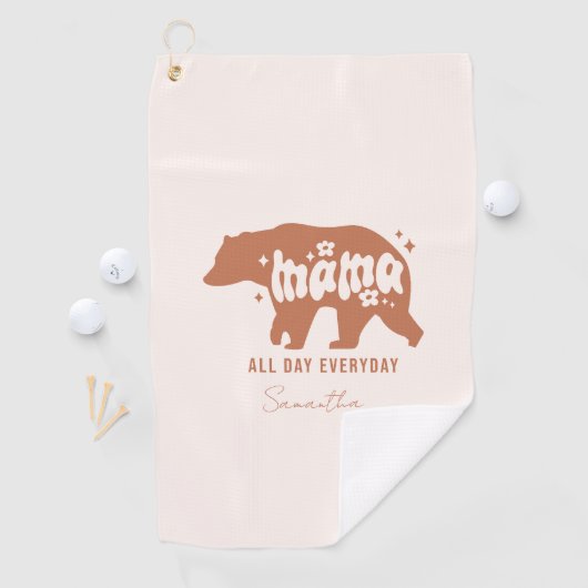 Mama Beer de hele dag Golfhanddoek (Insitu)
