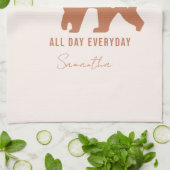 Mama Beer de hele dag Theedoek (Gevouwen)