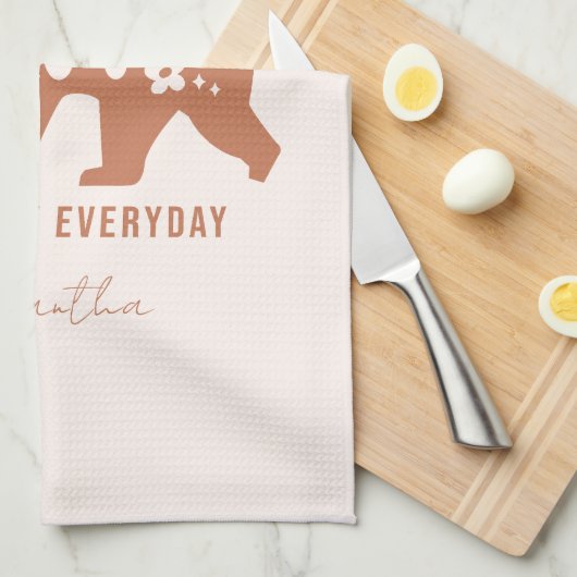 Mama Beer de hele dag Theedoek (Quarter Fold)