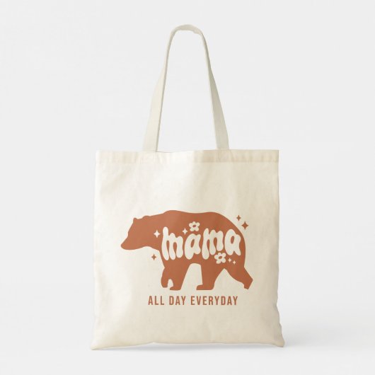 Mama Beer de hele dag Tote Bag (Achterkant)