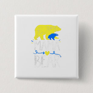 Mama Beer Down Syndrome Awareness for Moms Vierkante Button 5,1 Cm