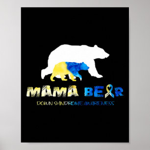 Mama Beer Down Syndrome Awareness Survivors Poster