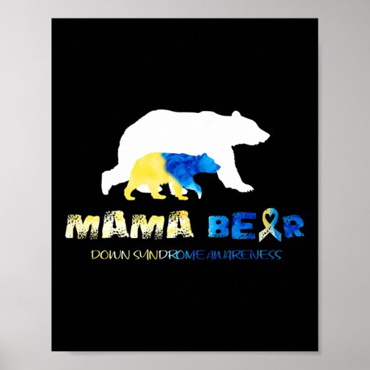 Mama Beer Down Syndrome Awareness Survivors Poster (Voorkant)