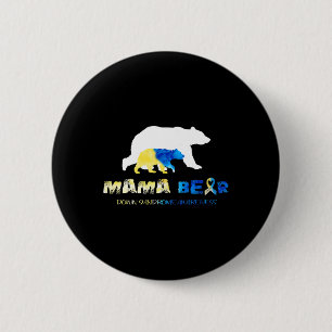 Mama Beer Down Syndrome Awareness Survivors Ronde Button 5,7 Cm