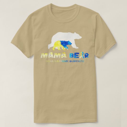 Mama Beer Down Syndrome Awareness Survivors T-shirt (Design voorkant)