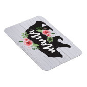 Mama Beer Elegant Rustic Floral Flowers mama Magneet (Rechterzijde)