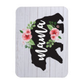 Mama Beer Elegant Rustic Floral Flowers mama Magneet (Verticaal)