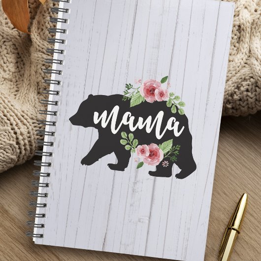 Mama Beer Elegant Rustic Floral Flowers mama Planner