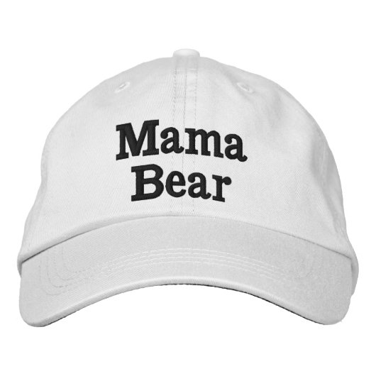 Mama Beer Embroided Baseball Pet (Voorkant)