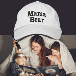 Mama Beer Embroided Baseball Pet<br><div class="desc">Pet voor haar. Koop er een voor de nieuwe mam in je leven. Maakt een geweldig baby shower cadeau!</div>