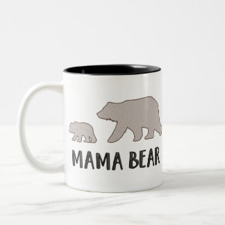 Mama Beer Embroidery Kijk Tweekleurige Koffiemok