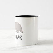 Mama Beer Embroidery Kijk Tweekleurige Koffiemok (Center)