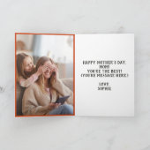 Mama Beer en Cub met Foto Moederdag Kaart (Binnen)