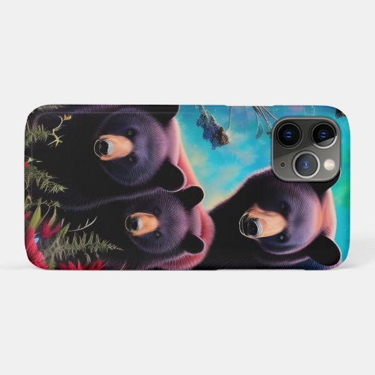 Mama Beer en welpen Case-Mate iPhone Case (Achterkant (horizontaal))