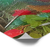 Mama Beer en welpen Poster (Hoek)