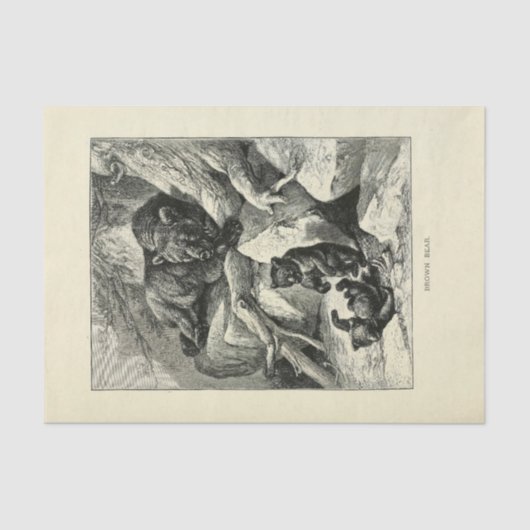 Mama Beer Ephemera Decoupage Tissuepapier (Voorkant)